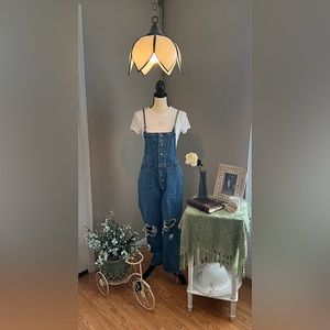 Dainty Denim Overalls - Forever 21